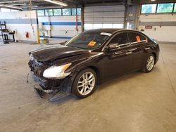 Salvage cars for sale at Wheeling, IL auction: 2010 Nissan Maxima S