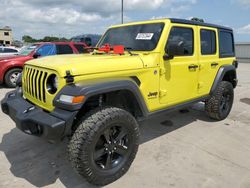 Jeep salvage cars for sale: 2022 Jeep Wrangler Unlimited Sport