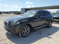 BMW x3 sdrive30i salvage cars for sale: 2022 BMW X3 SDRIVE30I