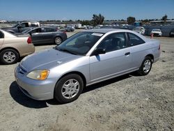 Salvage cars for sale at Antelope, CA auction: 2001 Honda Civic LX