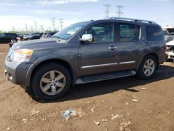 Salvage cars for sale from Copart Elgin, IL: 2010 Nissan Armada SE