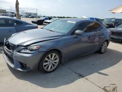 Salvage cars for sale at Grand Prairie, TX auction: 2014 Lexus IS 250