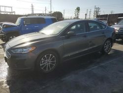 Salvage cars for sale at Wilmington, CA auction: 2020 Ford Fusion SE