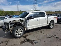 Salvage cars for sale at Littleton, CO auction: 2016 Ford F150 Supercrew