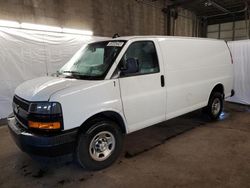 Salvage trucks for sale at Angola, NY auction: 2022 Chevrolet Express G2500