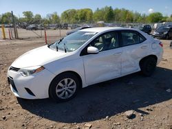 Salvage cars for sale from Copart Chalfont, PA: 2014 Toyota Corolla L