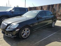 Salvage cars for sale at Wilmington, CA auction: 2011 Mercedes-Benz E 350 4matic