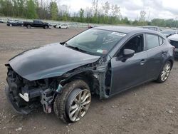 Salvage cars for sale at Leroy, NY auction: 2016 Mazda 3 Grand Touring