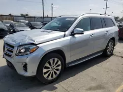 Salvage cars for sale from Copart Los Angeles, CA: 2017 Mercedes-Benz GLS 450 4matic