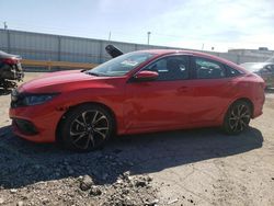 Salvage cars for sale at Dyer, IN auction: 2020 Honda Civic Sport