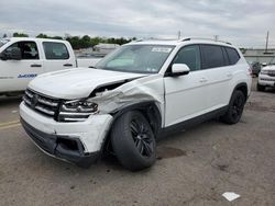 Salvage cars for sale at Pennsburg, PA auction: 2019 Volkswagen Atlas SE