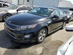 Salvage cars for sale from Copart Vallejo, CA: 2015 KIA Optima Hybrid
