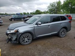 Salvage cars for sale at London, ON auction: 2016 Mitsubishi Outlander SE