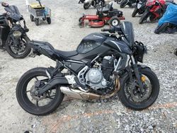 Salvage cars for sale from Copart Loganville, GA: 2017 Kawasaki ER650 G