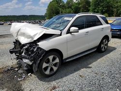 Salvage cars for sale at Concord, NC auction: 2018 Mercedes-Benz GLE 350