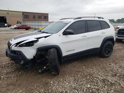 Jeep Cherokee salvage cars for sale: 2017 Jeep Cherokee Trailhawk