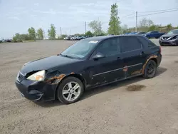 Salvage cars for sale from Copart Montreal Est, QC: 2006 Chevrolet Malibu Maxx LT