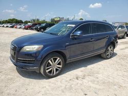 Salvage cars for sale from Copart West Palm Beach, FL: 2014 Audi Q7 Premium Plus