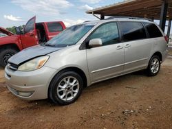 Salvage cars for sale at Tanner, AL auction: 2005 Toyota Sienna XLE