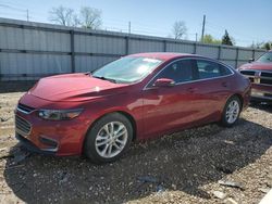 Salvage cars for sale from Copart Lansing, MI: 2017 Chevrolet Malibu LT