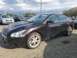 Salvage cars for sale at East Granby, CT auction: 2012 Nissan Maxima S
