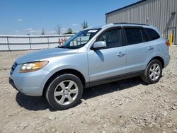 Salvage cars for sale from Copart Appleton, WI: 2008 Hyundai Santa FE SE