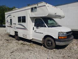 Salvage trucks for sale at West Warren, MA auction: 2003 Chevrolet Express G3500