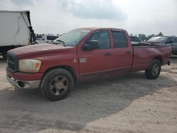 Salvage trucks for sale at Houston, TX auction: 2007 Dodge RAM 2500 ST