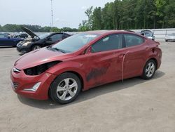 Salvage cars for sale at Dunn, NC auction: 2016 Hyundai Elantra SE