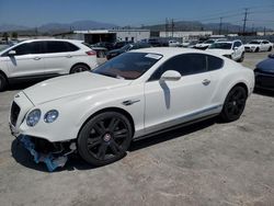 Salvage cars for sale at Sun Valley, CA auction: 2013 Bentley Continental GT V8