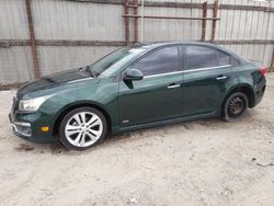 Salvage cars for sale at Los Angeles, CA auction: 2015 Chevrolet Cruze LTZ