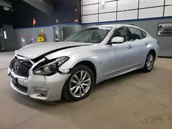 Salvage cars for sale at East Granby, CT auction: 2019 Infiniti Q70 3.7 Luxe