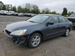 Salvage cars for sale at Portland, OR auction: 2007 Honda Accord SE