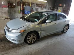 Honda salvage cars for sale: 2012 Honda Civic EX