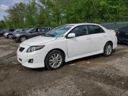 Vehiculos salvage en venta de Copart Candia, NH: 2009 Toyota Corolla Base