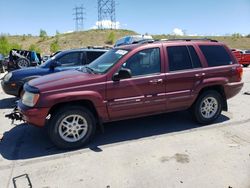 Jeep Grand Cherokee Limited salvage cars for sale: 2000 Jeep Grand Cherokee Limited