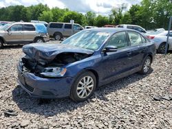 Salvage cars for sale from Copart Chalfont, PA: 2012 Volkswagen Jetta SE