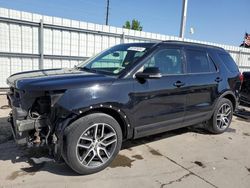 Salvage cars for sale at Littleton, CO auction: 2017 Ford Explorer Sport