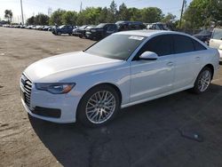 Salvage cars for sale at auction: 2016 Audi A6 Premium