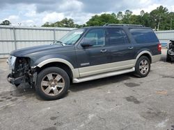 Salvage cars for sale at Eight Mile, AL auction: 2007 Ford Expedition EL Eddie Bauer