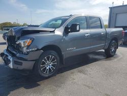 Salvage cars for sale from Copart Assonet, MA: 2021 Nissan Titan SV