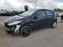 Salvage cars for sale at Miami, FL auction: 2015 Ford Fiesta SE