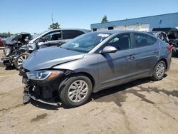 Hyundai salvage cars for sale: 2018 Hyundai Elantra SE