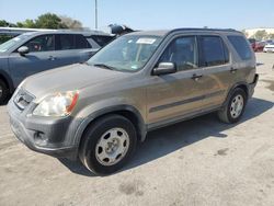 Salvage cars for sale from Copart Orlando, FL: 2005 Honda CR-V LX