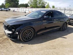 Salvage cars for sale at auction: 2019 Genesis G80 Base