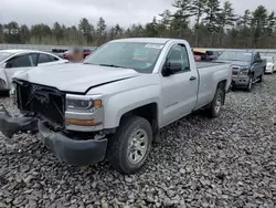 Salvage cars for sale from Copart Windham, ME: 2016 Chevrolet Silverado K1500