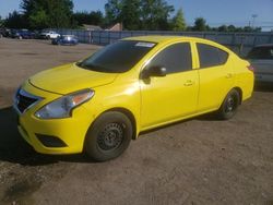 Salvage cars for sale at Finksburg, MD auction: 2015 Nissan Versa S