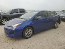 Salvage cars for sale at Houston, TX auction: 2016 Toyota Prius
