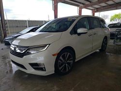 Honda Odyssey salvage cars for sale: 2019 Honda Odyssey Elite