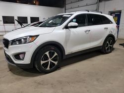 Salvage cars for sale from Copart Blaine, MN: 2016 KIA Sorento EX